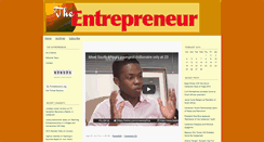 Desktop Screenshot of entrepreneurnewsonline.com
